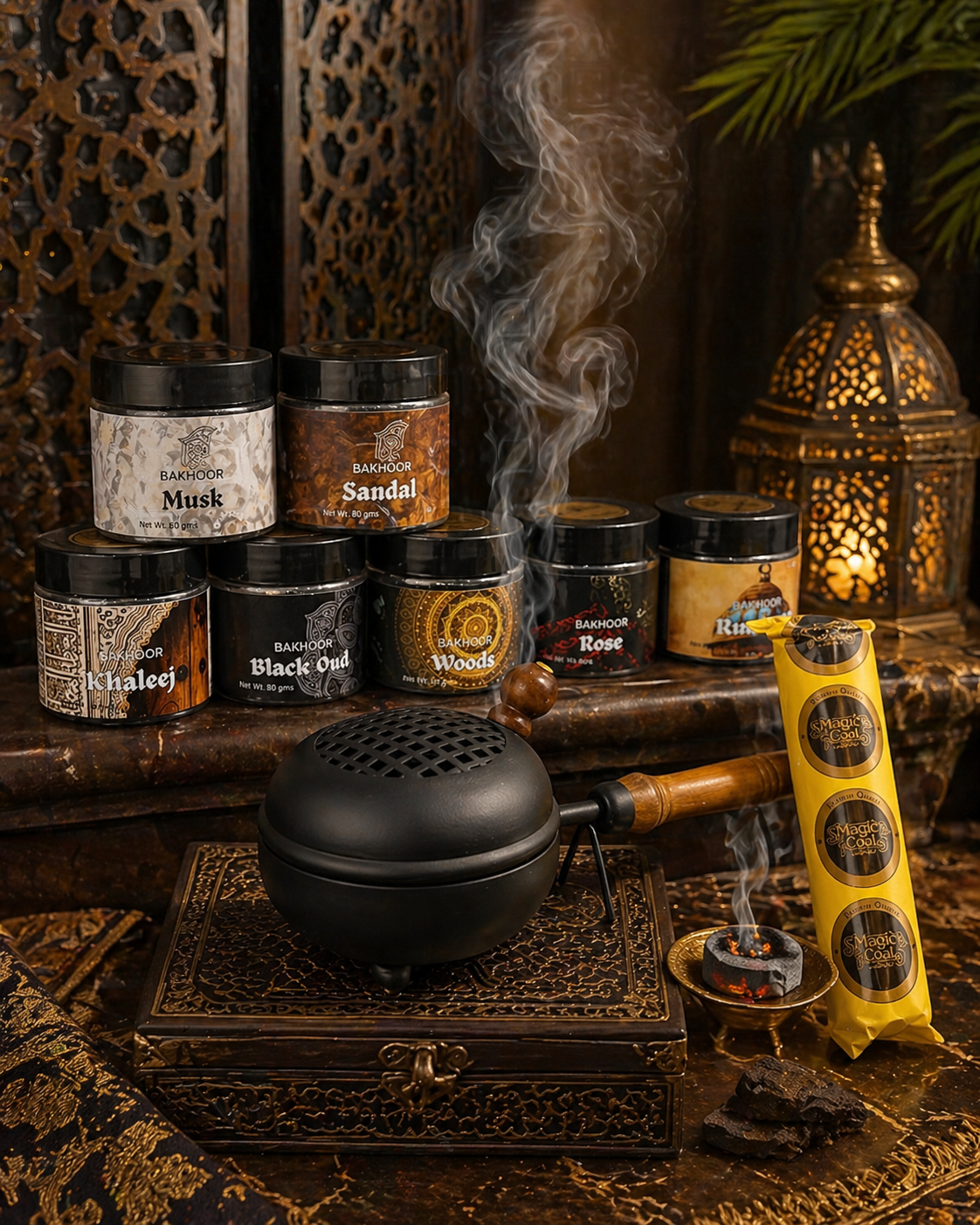 Bakhoor Burner Set